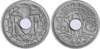 US 1915 France 25 Centimes KM867 AU Uncertified -