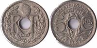 US 1927 France 5 Centimes KM875 AU Uncertified -