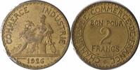 US 1926 France 2 Francs KM877 AU Uncertified -