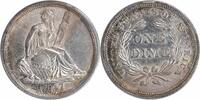 US 1837 No Mint Mark 1837 Liberty Seated Silver Dime No Stars AU58 Uncertified #732 None AU