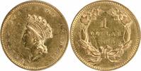 US Dollar 1855 No Mint Mark 1855 $1 Gold Type 2 MS60 Uncertified #611 None