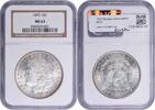US 1893 No Mint Mark 1893 Morgan Silver Dollar MS63 NGC None