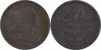 US Half Cent 1804 Half Cent No Stems EF Uncertified #1141 None -