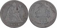 US Dime 1869-S Liberty Seated Silver Dime VF Uncertified #140 None -