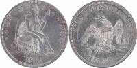 US Half Dollar 1861 Liberty Seated Half Dollar AU58 Uncertified #224 None -