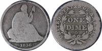 US Dime 1838-O Liberty Seated Silver Dime No Stars G Uncertified #548 None -