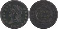US Cent 1813 Large Cent VF Uncertified #114 None -