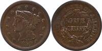 US Cent 1857 Large Cent Large Date AU Uncertified #427 None -