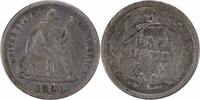 US Dime 1891 Liberty Seated Silver Dime EF Uncertified None -