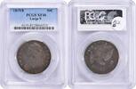 US Half Dollar 1819/8 Bust Silver Half Dollar Large 9 EF40 PCGS None -