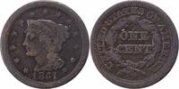 US Cent 1851/81 Large Cent VF Uncertified #223 None -