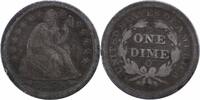 US Dime 1854-O Liberty Seated Silver Dime Arrows VF Uncertified #1048 None -