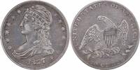 US Half Dollar 1837 Bust Silver Half Dollar Reeded Edge EF Uncertified #1140 None -