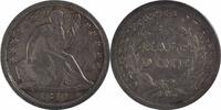 US Half Dime 1840 Liberty Seated Silver Half Dime No Drapery Choice VF Uncertified None -