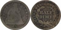 US Half Dime 1842-O Liberty Seated Silver Half Dime G Uncertified #609 None -