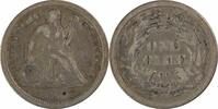 US Dime 1875-CC Liberty Seated Silver Dime Above Bow F Uncertified None -