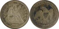 US Quarter 1861 Liberty Seated Quarter AU Uncertified #1042 None -