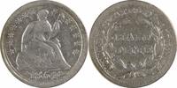 US Half Dime 1854 Liberty Seated Silver Half Dime Arrows F Uncertified None -