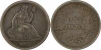 US Dime 1837 Liberty Seated Silver Dime No Stars Small Date EF Uncertified #304 None -
