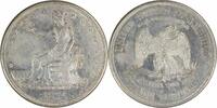 US Dollar 1874-S Trade Silver Dollar AU58 Uncertified #1146 None -