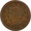 US Cent 1844/81 Large Cent F Uncertified #158 None -