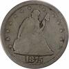 US Twenty Cent 1875-S Twenty Cent Silver Piece VG Uncertified #858 None -
