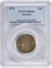 US Quarter 1873 Liberty Seated Quarter Arrows MS64 PCGS None -