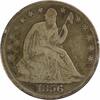 US Half Dollar 1856-O Liberty Seated Silver Half Dollar VG Uncertified None -