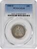 US Quarter 1860-S Liberty Seated Silver Quarter VG10 PCGS None -