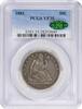 US Half Dollar 1881 Liberty Seated Half Dollar VF35 PCGS (CAC) CAC -