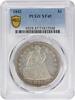 US Dollar 1842 Liberty Seated Dollar EF45 PCGS None -