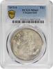US Dollar 1875-S Trade Silver Dollar MS61 Chopmarked PCGS None -