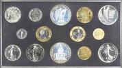 US 1989 France Specimen BU Set KMSS27 (14 Coins) -