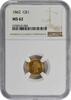 US Dollar 1862 $1 Gold Type 3 MS62 NGC None -