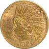 US Ten Dollar 1914-D $10 Gold Indian AU Scratches Uncertified #233 None -