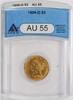 US Five Dollar 1906-D $5 Gold Liberty Head AU55 ANACS None -