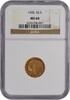 US Two and a Half Dollar 1928 $2.50 Gold Indian MS64 NGC None -