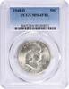 US Half Dollar 1948-D Franklin Silver Half Dollar MS64FBL PCGS None -