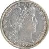 US Half Dollar 1897 Barber Silver Half Dollar EF Uncertified #107 None -