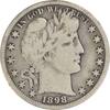 US Half Dollar 1898-O Barber Silver Half Dollar VG Uncertified #109 None -