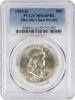 US Half Dollar 1953-D Franklin Silver Half Dollar Obv Die Clash FS-402 MS64FBL PCGS None -
