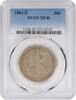US Half Dollar 1861-S Liberty Seated Silver Half Dollar EF40 PCGS None -