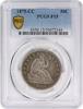 US Half Dollar 1875-CC Liberty Seated Silver Half Dollar F15 PCGS None -