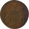 US Two Cent 1867 Two Cent Piece DDO FS-101 VF Obverse Corrosion Uncertified #651 None -
