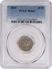 US Three Cent 1869 Three Cent Nickel MS62 PCGS None -