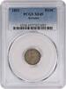 US Half Dime 1853 Liberty Seated Silver Half Dime Arrows EF45 PCGS None -