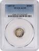 US Half Dime 1857-O Liberty Seated Silver Half Dime AU55 PCGS Toned None -