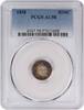 US Half Dime 1858 Liberty Seated Silver Half Dime AU58 PCGS None -