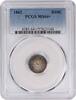 US Half Dime 1862 Liberty Seated Silver Half Dime MS64+ PCGS None -