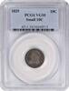 US Dime 1829 Bust Silver Dime Small 10C VG10 PCGS None -